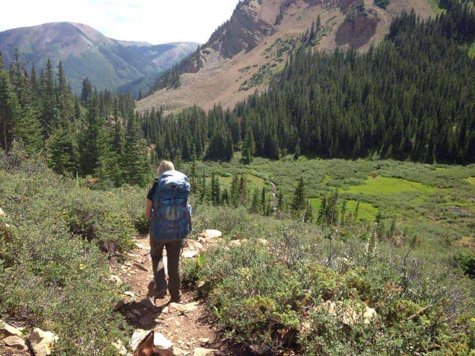 Camping at Cathedral Lake near Aspen, Colorado
