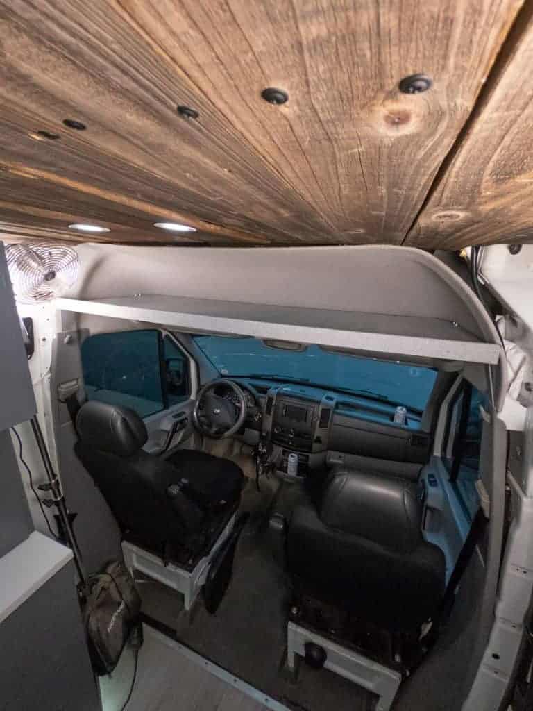 Vancillary DIY Sprinter Van Headliner Shelf Kit Fits Mercedes Sprinter High Roof 2007-2018 Upfitting Components for DIY Van conversions 