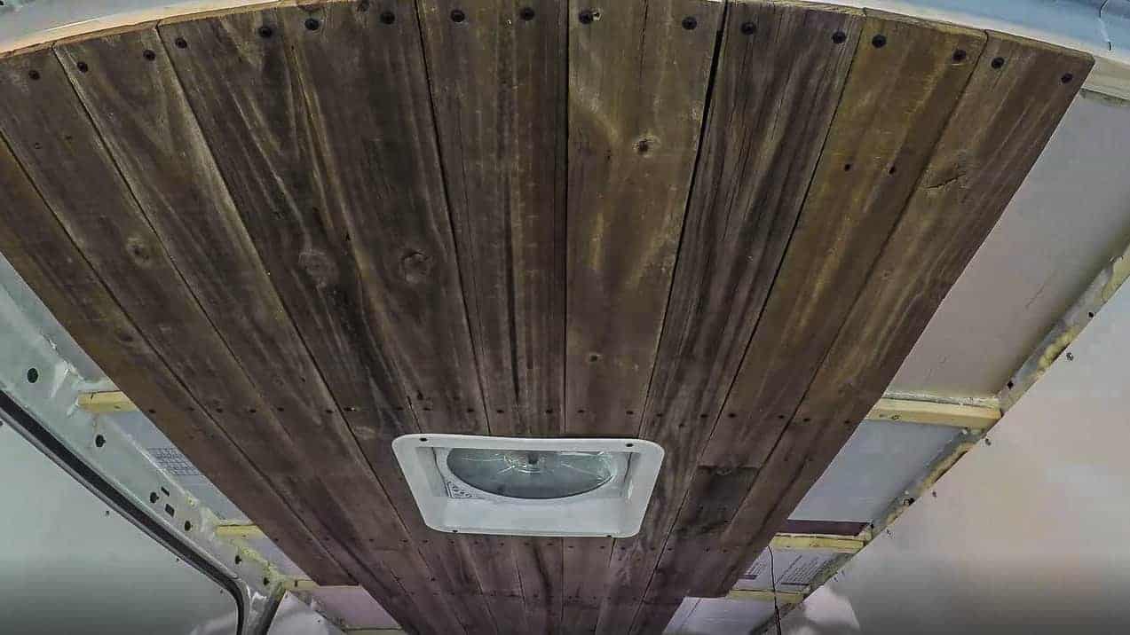 How To Build A Ceiling In A Diy Camper Van Conversion
