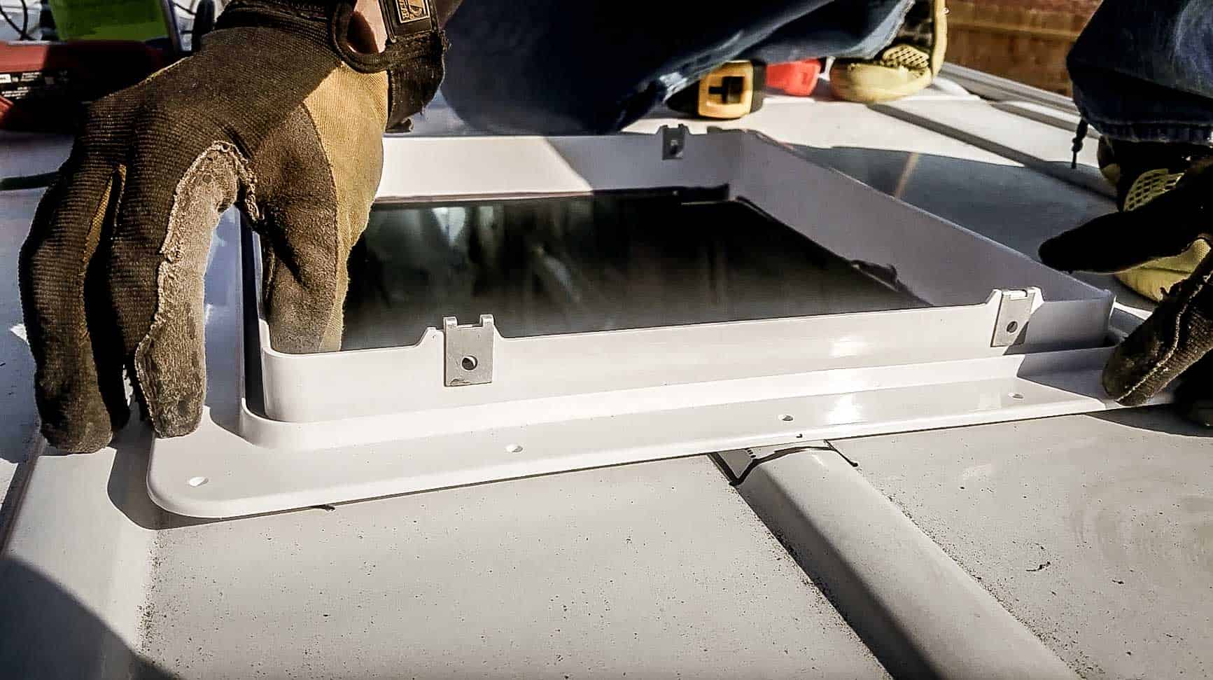 How to Install a Maxxair Roof Vent Fan in a DIY Camper Van Conversion