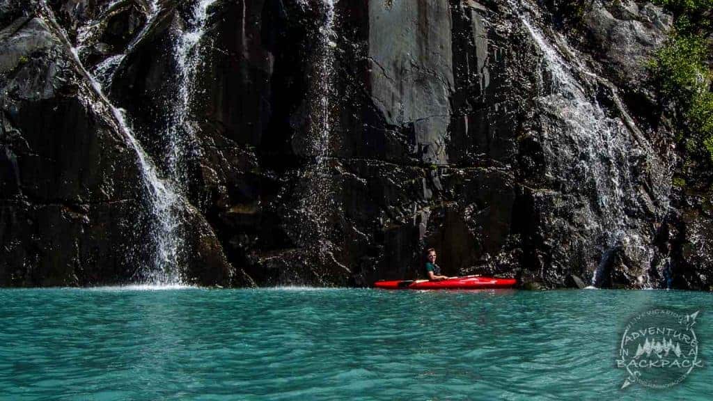 Kayaking to Portage Glacier