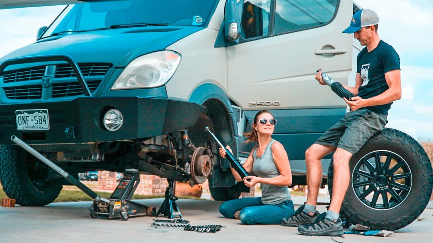 How to Replace the Shocks on a Sprinter Camper Van