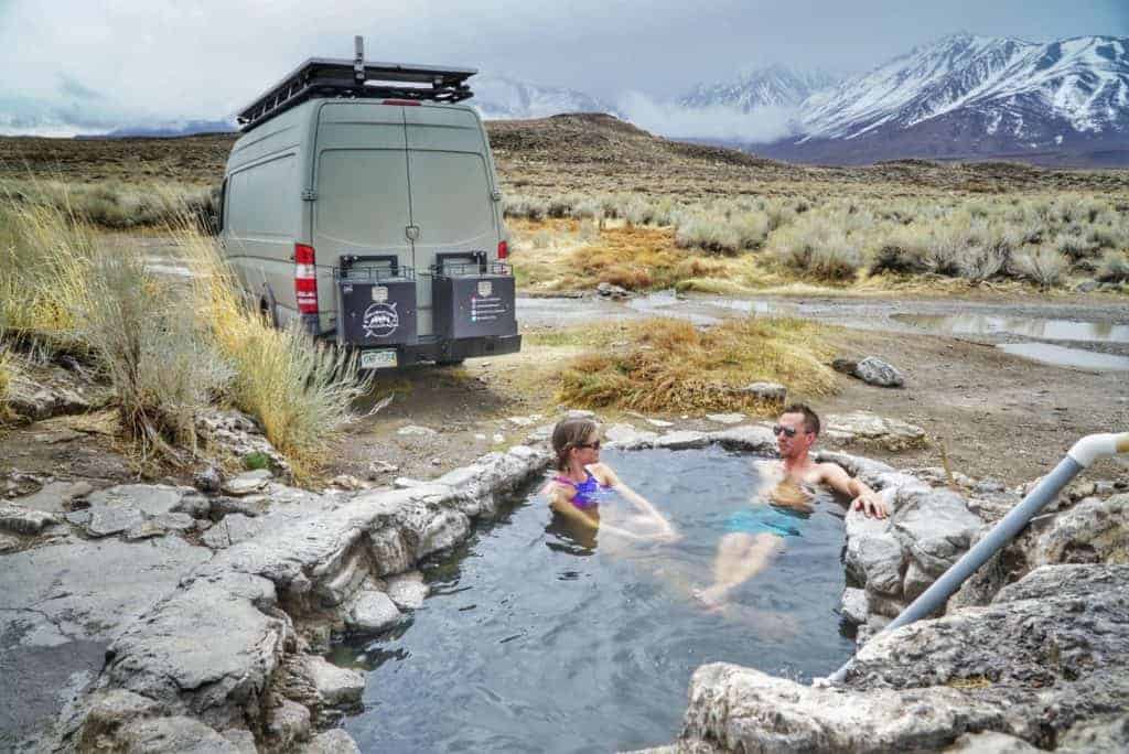Hot Springs near Mammoth Mountain