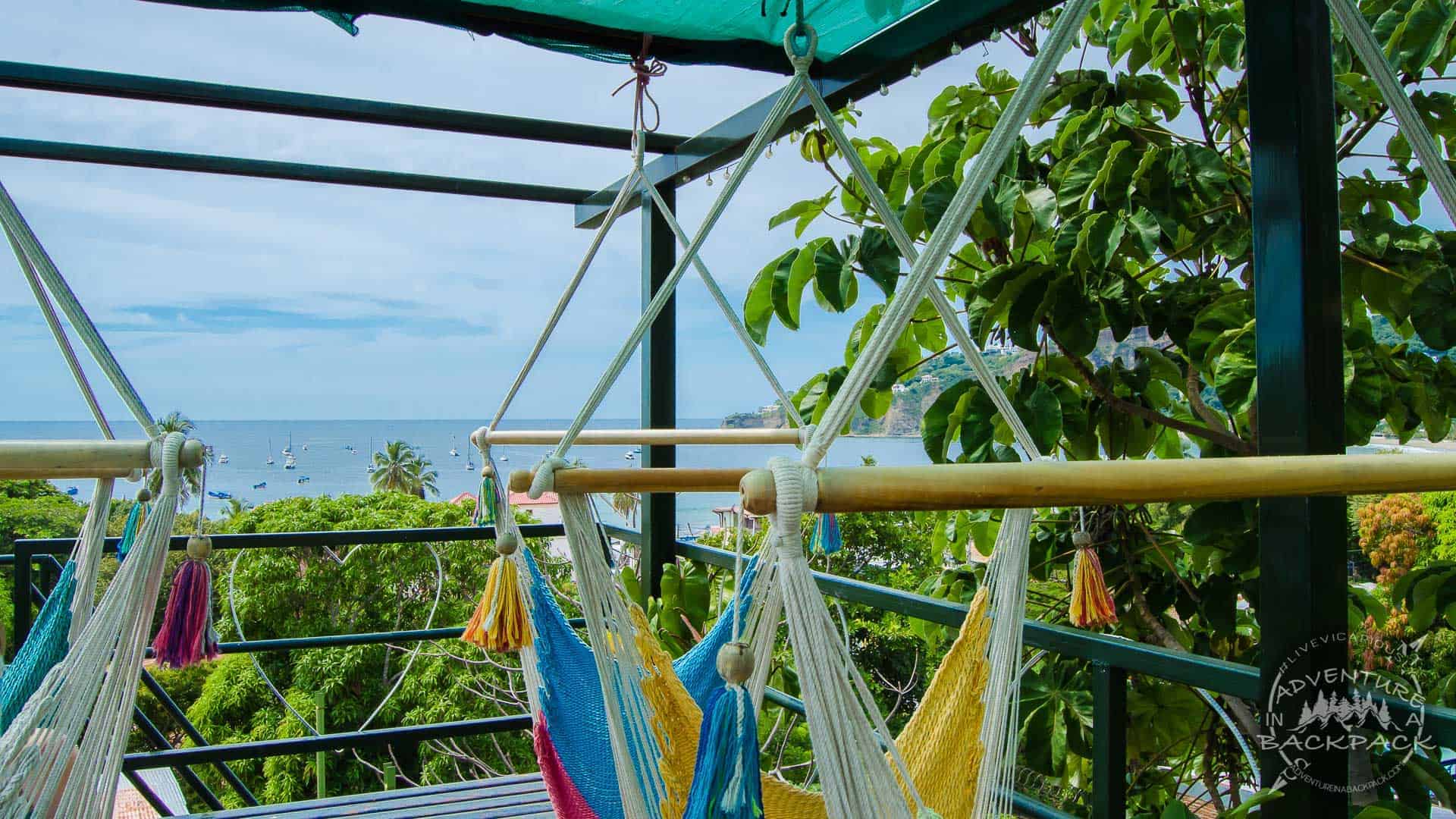 The beautiful rooftop deck at Nuestra Casa
