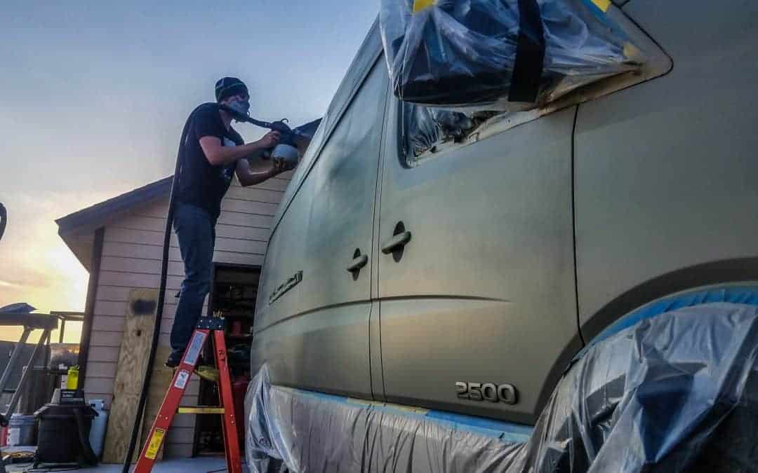 Installing Full Body Plasti Dip On Our Diy Camper Van