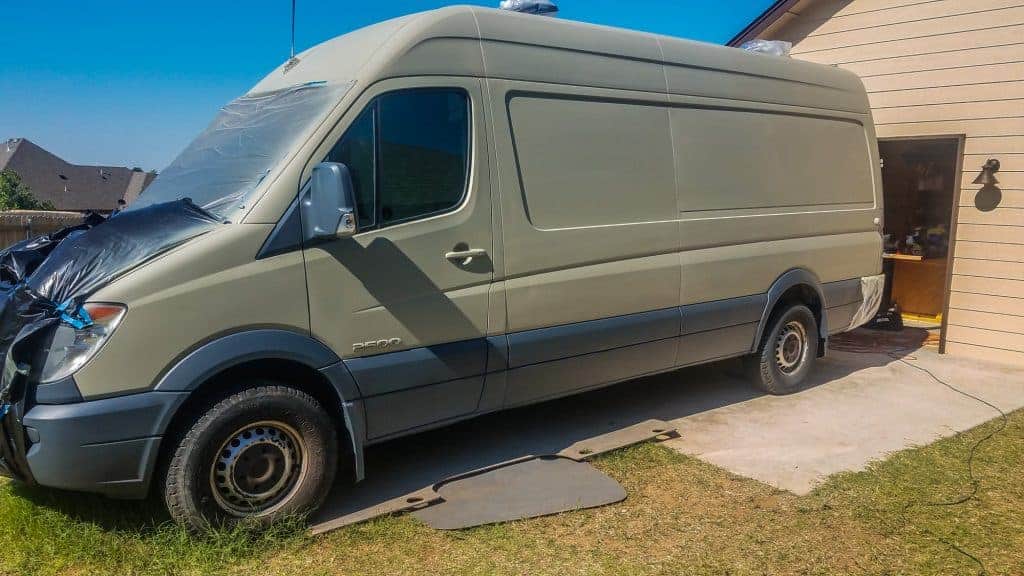 Installing Full Body Plasti Dip On Our Diy Camper Van Conversion Explorist Life