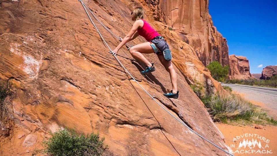 Rock Climbing Moab