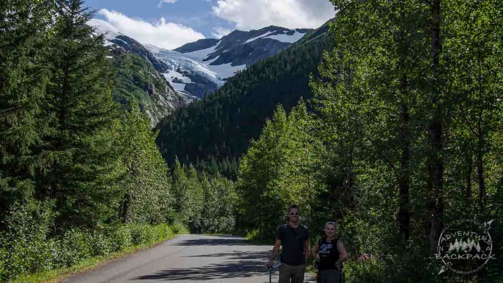 Camping near Portage Glacier